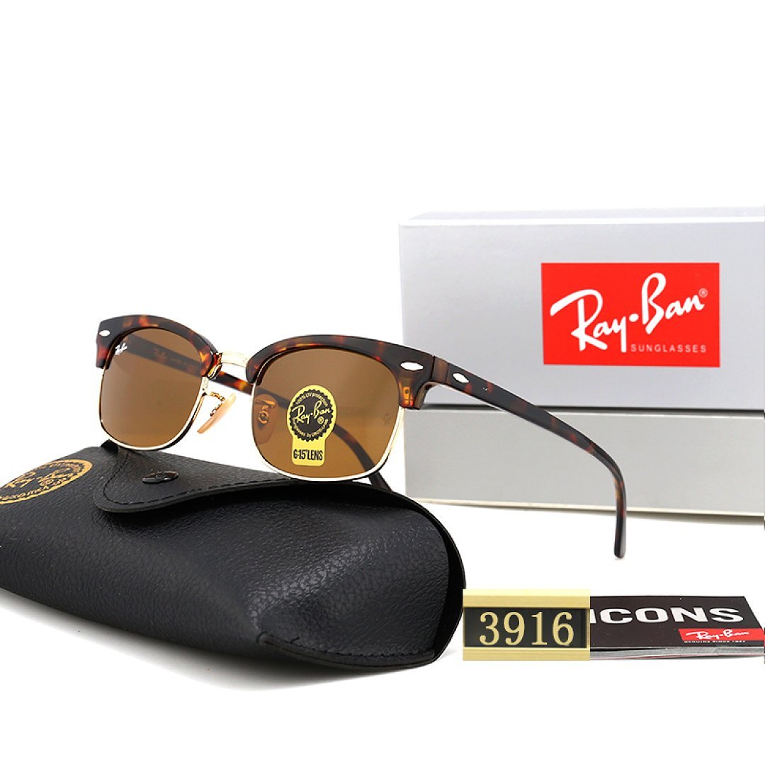 Ray-Ban - Gafas de sol Clubmaster 3916 en 8 colores - Imagen 5