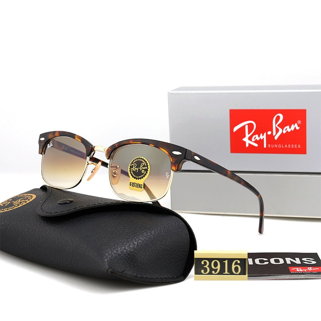 Ray-Ban - Gafas de sol Clubmaster 3916 en 8 colores - Imagen 6