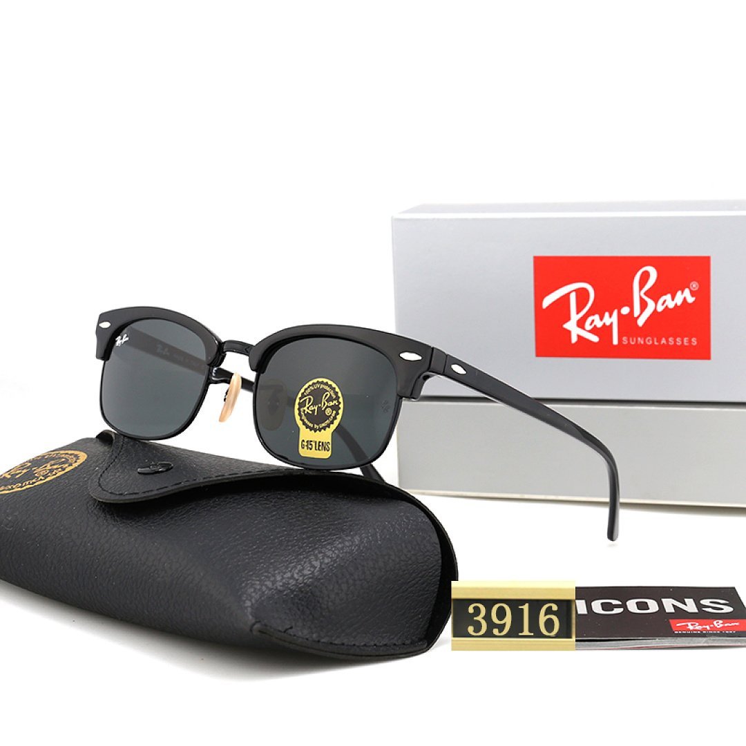 Ray-Ban - Gafas de sol Clubmaster 3916 en 8 colores - Imagen 9