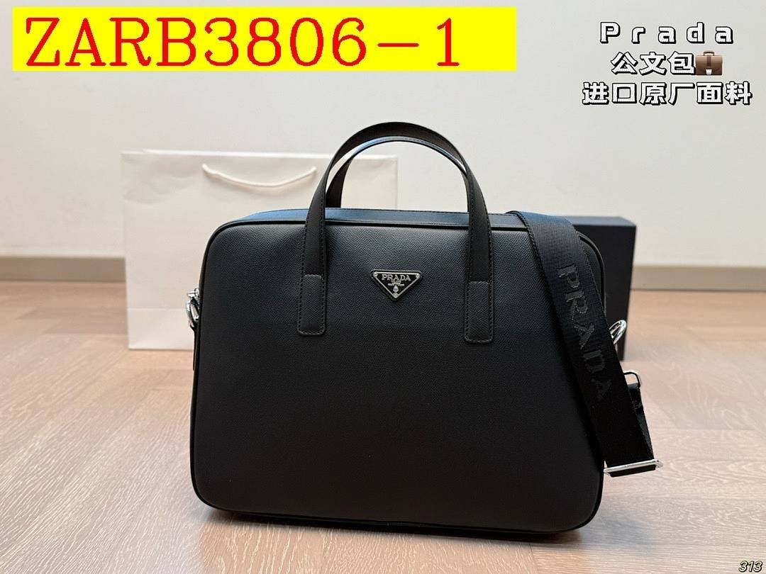 Prada - Saffiano Aktentasche/Schultertasche Größe 37x27cm