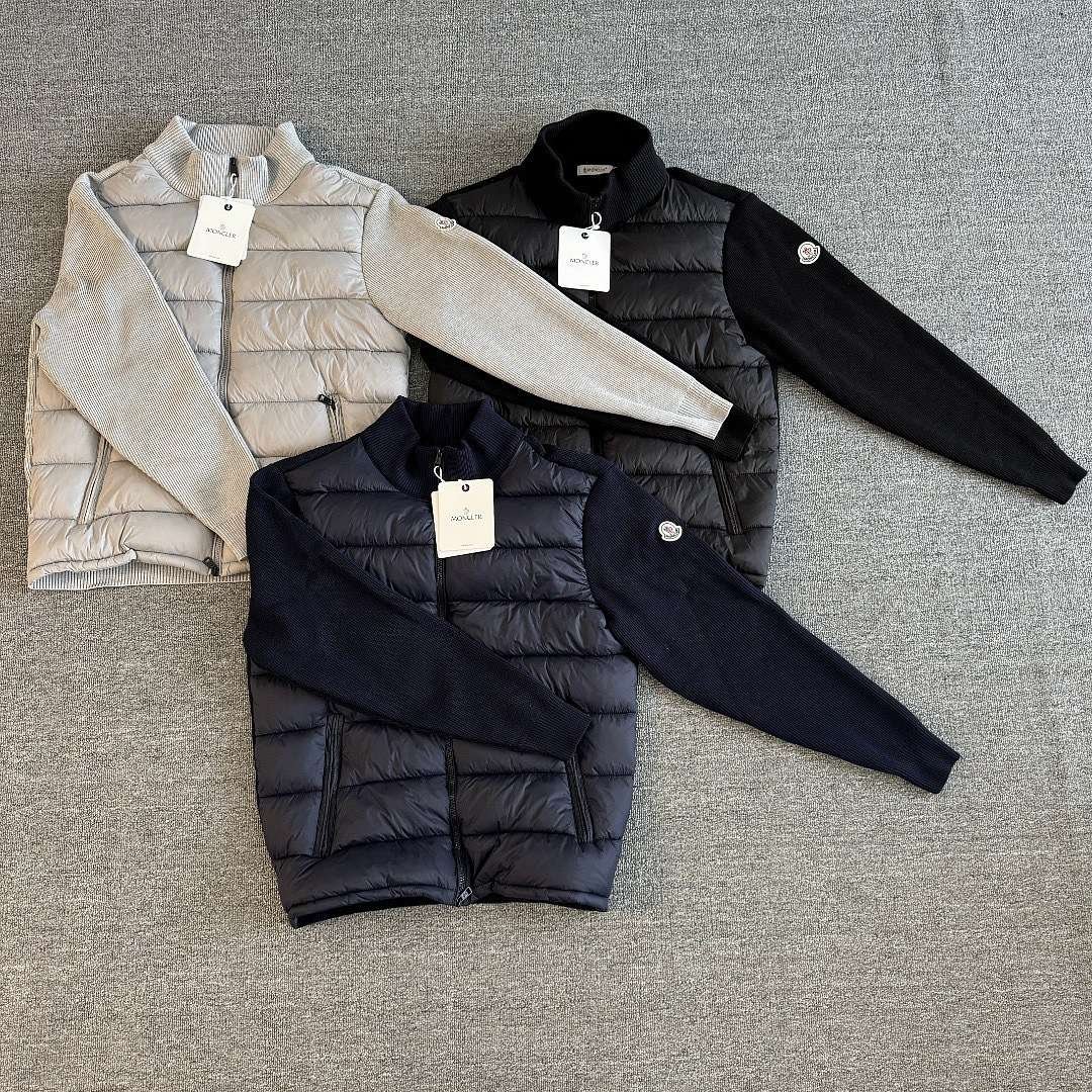 Moncler - Stand Collar Lightweight Padded Jacket in 3 Colors