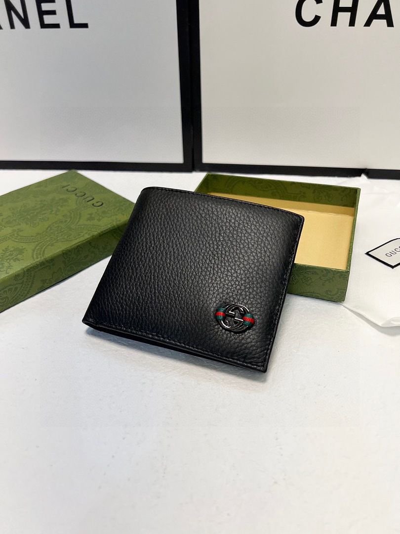 Gucci - Portafoglio con chiusura a libro Interlocking G 11cm - immagine 9