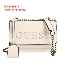 Guess - Sac bandoulière en cuir embossé crocodile 21x7x15cm en 7 couleurs