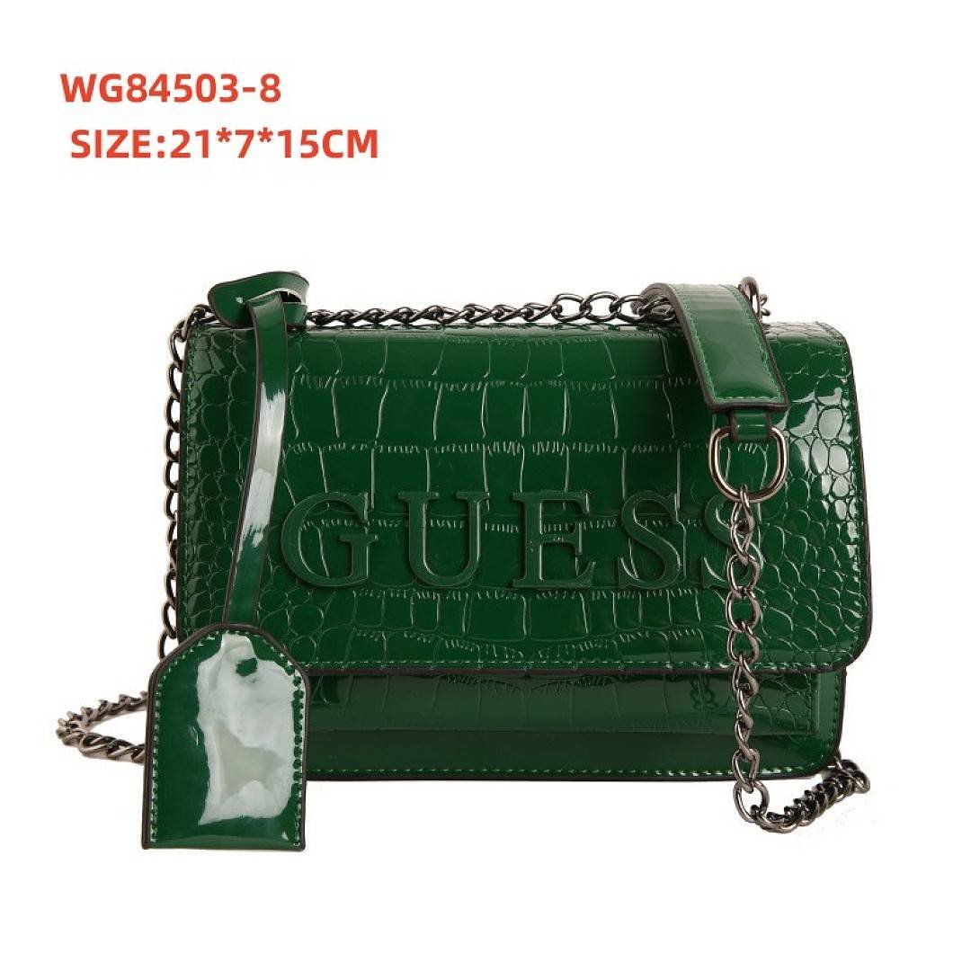 Guess - Sac bandoulière en cuir embossé crocodile 21x7x15cm en 7 couleurs – Image 8