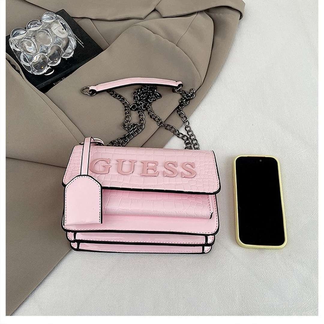 Guess - Sac bandoulière en cuir embossé crocodile 21x7x15cm en 7 couleurs – Image 13