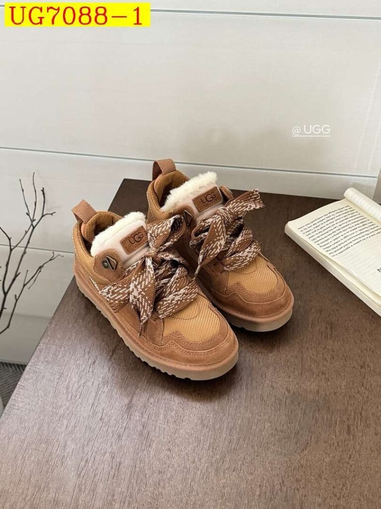 UGG - Lowmel casual enkellaarsjes met wollen voering in 4 kleuren