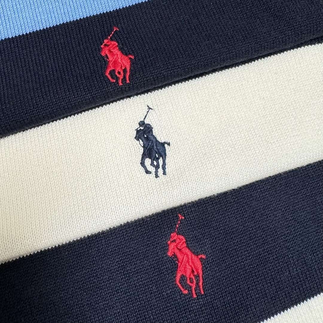 Polo Ralph Lauren - Suéter de Gola Careca Listrado em 3 Cores - Imagem 13