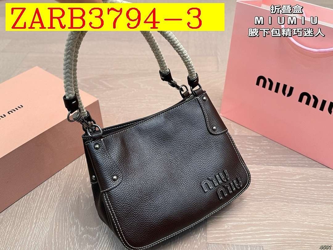 Miu Miu - Shoulder Bag size 25x19cm in 3 Colors - Image 3