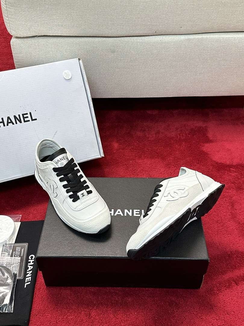 Chanel - Women's Low-top Trainer Sneakers in 2 Colors - Image 3