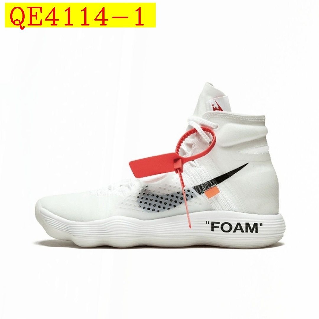 Nike - React Hyperdunk 2017 Flyknit Off-White "The Ten" en 8 couleurs