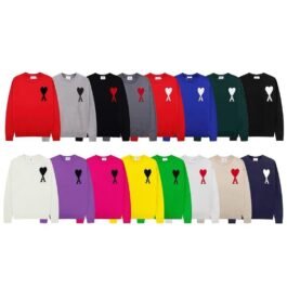 Ami - Dzianinowy sweter w 16 kolorach