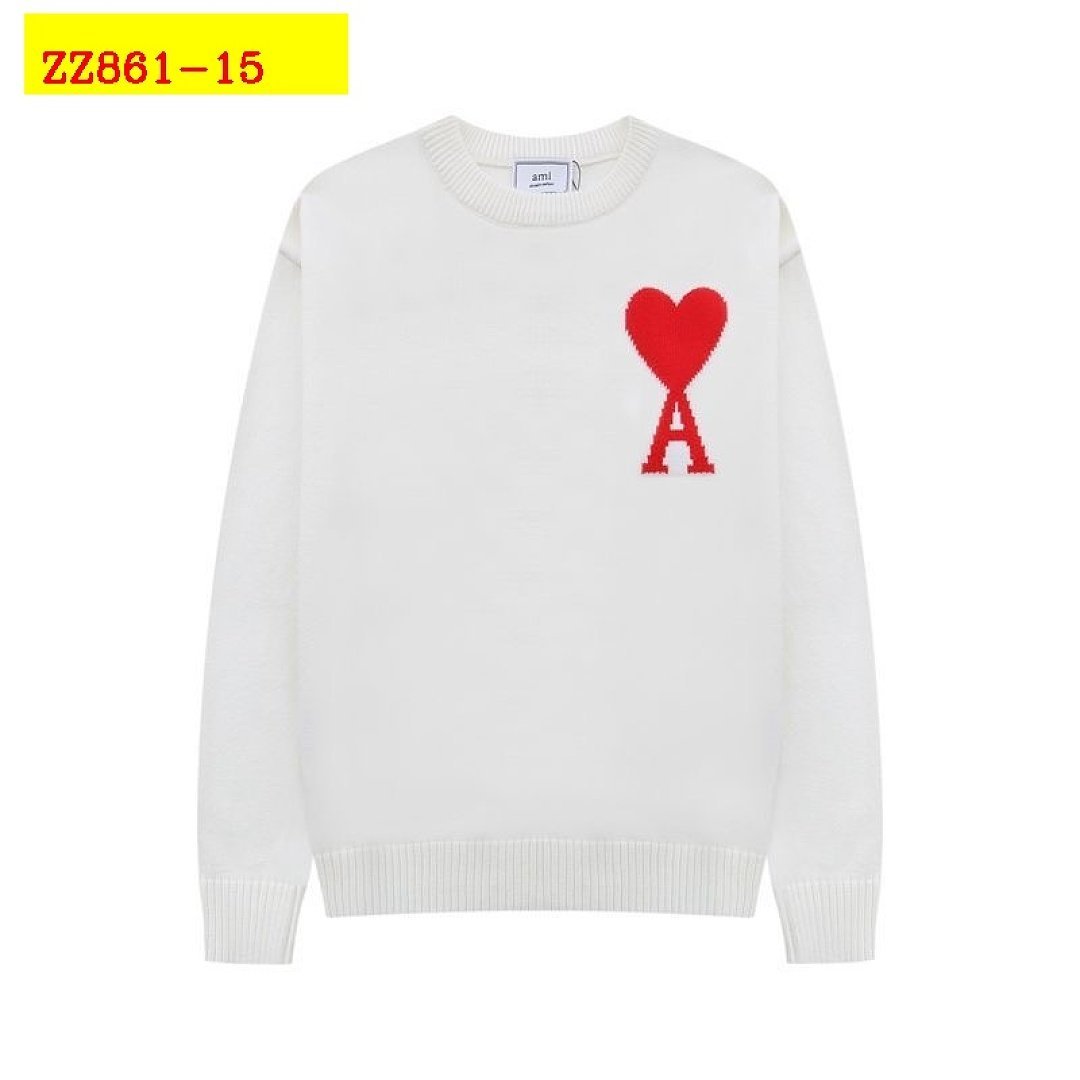 Ami - Dzianinowy sweter w 16 kolorach - obrazek 16