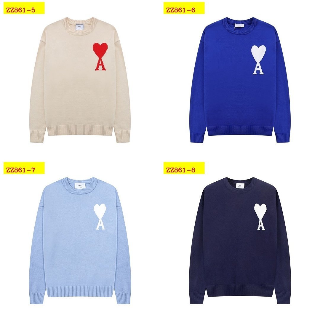 Ami - Dzianinowy sweter w 16 kolorach - obrazek 19