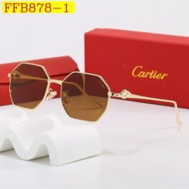 Cartier - Octagonal Metal Frame Sunglasses in 7 Colors