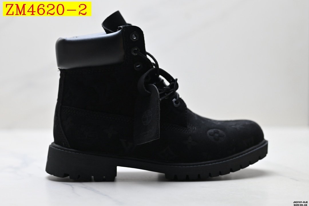 Timberland - Buty z tłoczonym monogramem Louis Vuitton w 2 kolorach - obrazek 3