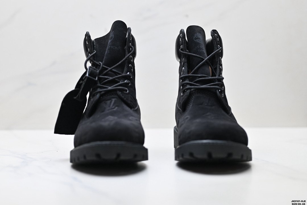 Timberland - Buty z tłoczonym monogramem Louis Vuitton w 2 kolorach - obrazek 10