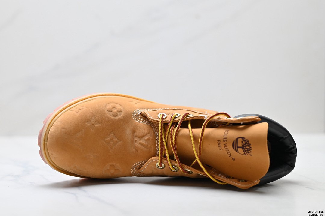 Timberland - Buty z tłoczonym monogramem Louis Vuitton w 2 kolorach - obrazek 12