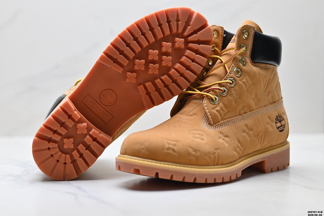 Timberland - Buty z tłoczonym monogramem Louis Vuitton w 2 kolorach - obrazek 15
