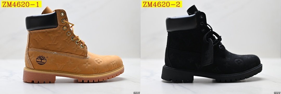 Timberland - Buty z tłoczonym monogramem Louis Vuitton w 2 kolorach - obrazek 17