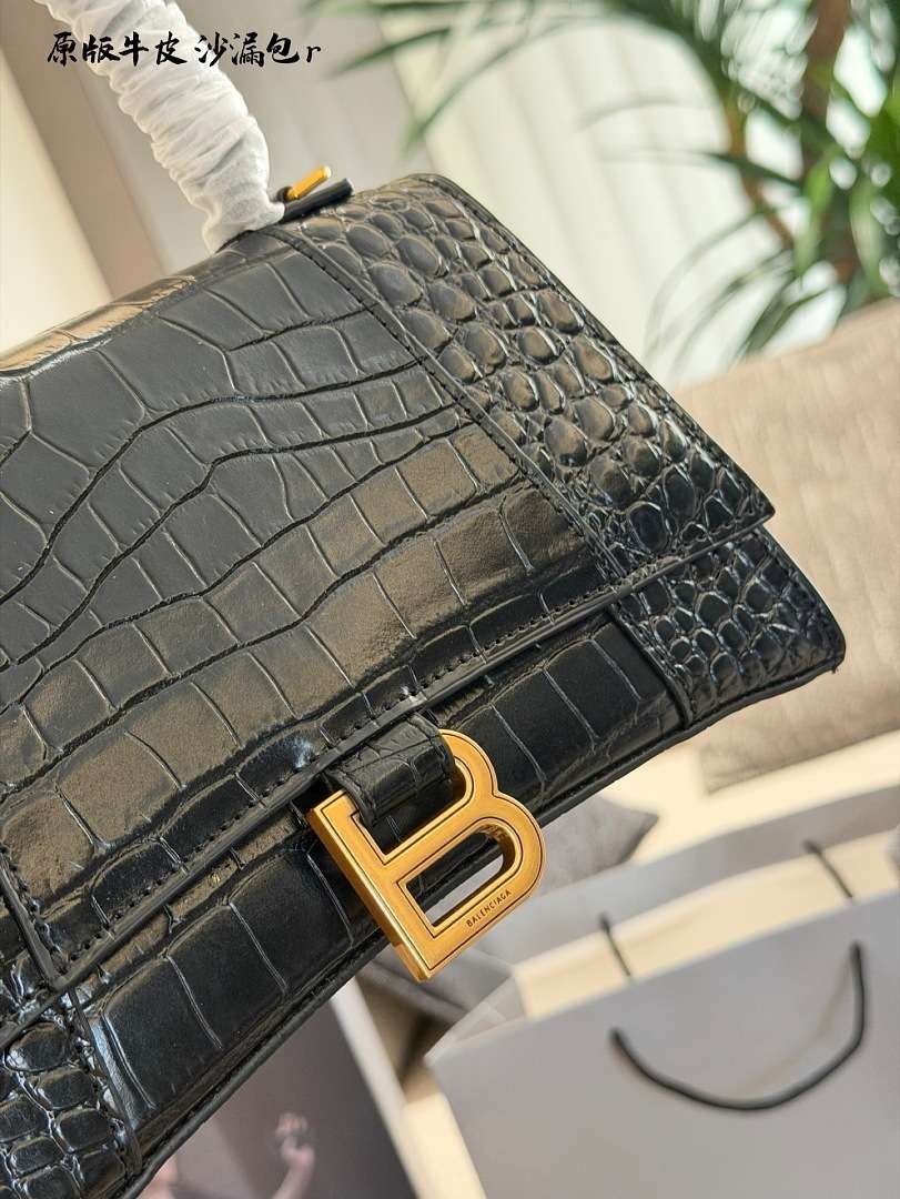 Balenciaga - Hourglass Shoulder Bag 19cm or 23cm in 2 Buckle Colors - Image 15