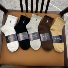 Ralph Lauren - Set of 3 Crew-height Sock pairs in 5 Colors